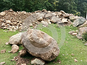 Rocks-Kashmir valley