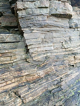 Rocks layers geologic levels formation