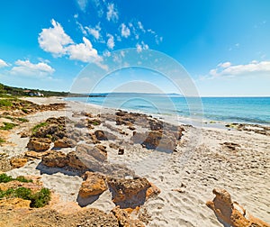 Rocks in Le Bombarde beach