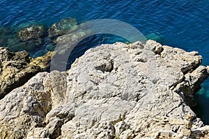 Rocks on the Mediterranean coast