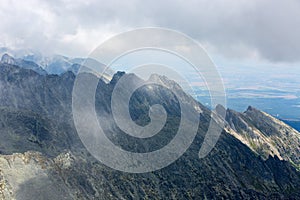 Rocks in mountain range, Tatras