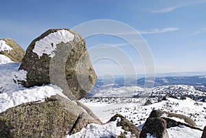 Rocks on the Mustag mountain