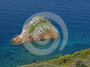 Rocks near Masua in Southwest Sardinia, Italy