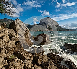 Rocks near by Novy Svet, Crimea