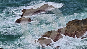 Rocks and ocean, Alentejo, Portugal