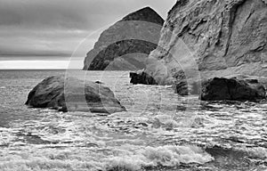 Rocks in the ocean, Cape Kiwanda, Oregon