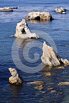 Rocks off of Pismo Beach California
