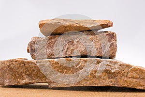 Rocks overlapped