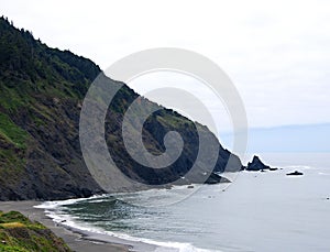 Rocks at the Pacific Coast, Oregon