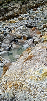 Rocks on Papandayan Mountain