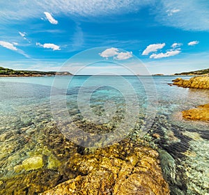 Rocks in Piccolo Pevero beach