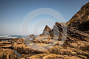 Rocks at Praia de Odeceixe photo