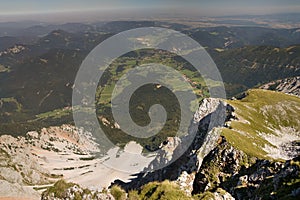 Rocks of the schneeberg hill