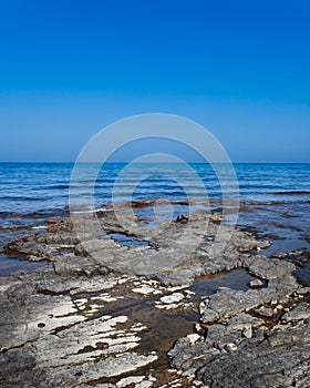 Rocks in the sea