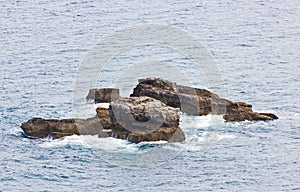 Rocks in the sea