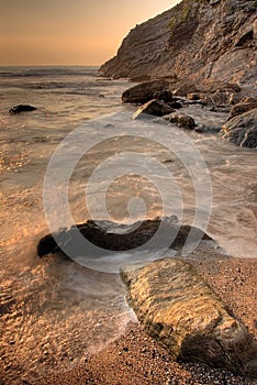 Rocks in the sea