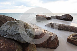 Rocks in the sea