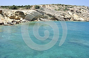 Rocks and sea