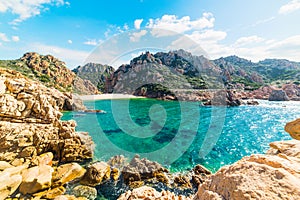 Rocks by the sea in Costa Paradiso