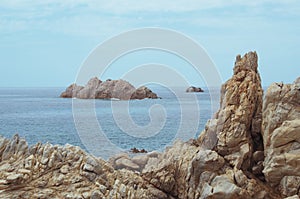 Rocks and sea. Sardinia, Italy