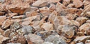Rocks on Shoreline of Lake Hefner in OKC
