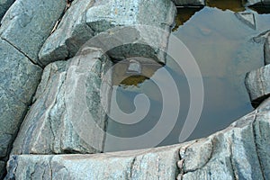 Rocks, stone, wildlife of the north,