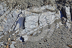 Rocks with stones. Structures. A background, summer. Susuman. The Magadan area. Kolyma IMG_9363