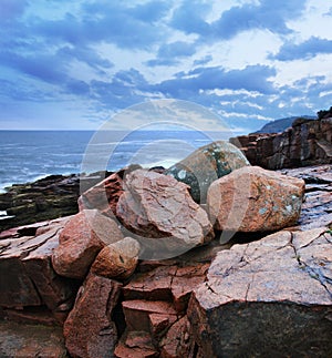 Rocks At Thunder Hole