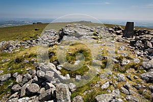 Rocks at top of Rippon Tor Dartmoor National Park Devon