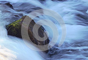 Rocks in a turbulent River