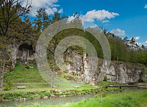 Rocks in Velden Franconian Switzerland Hersbrucker Alb