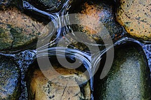 Rocks and water photo