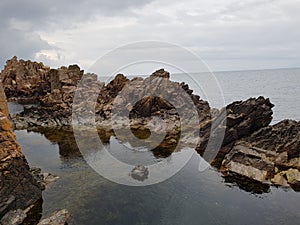 Rocks water sea sweden cliffs coldwater freshair