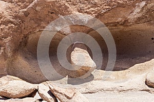 Rocks at Yerba Buenas petroglyph site. Near San Pedro de Atacama photo