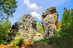 Rocks in Zittau Mountains