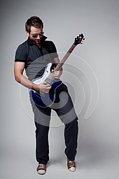 Rockstar playing solo photo