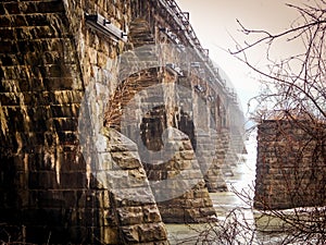 Rockville Bridge in Harrisburg Pennsylvania photo