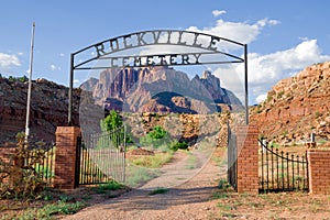 Rockville cemetery in zion national park