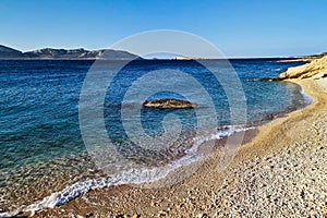 Rocky Aegean Island Beach, Koufonisi, Greece