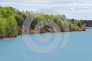 Rocky Banks of Wazee Lake