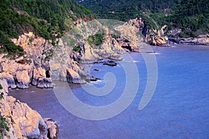 The Rocky Beach on Dongtou Island County