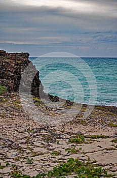 Rocky Beach At Lenny`s Bar And Grille In Cayo Coco, Cuba photo