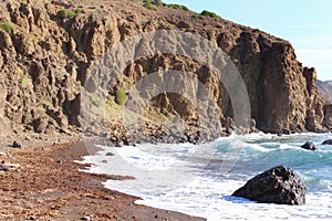 Rocky beach in southern Spain, Almeria