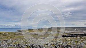 The rocky Burren on west coast of Ireland