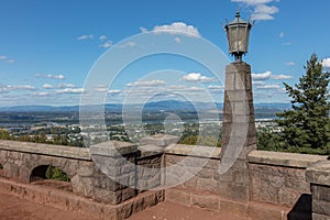 Rocky butte historical site in Portland, Oregon