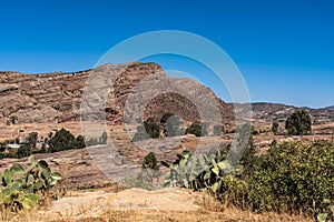 The rocky church of Wukro Cherkos in Ethiopia