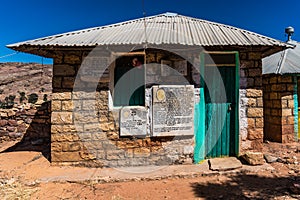 The rocky church of Wukro Cherkos in Ethiopia