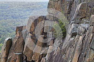 Rocky cliff with lots of texture