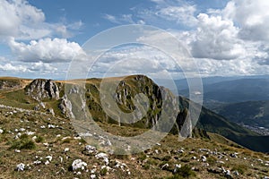 Rocky cliff on Vlasic mountain