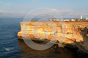 Rocky cliffs, the Black Sea coast